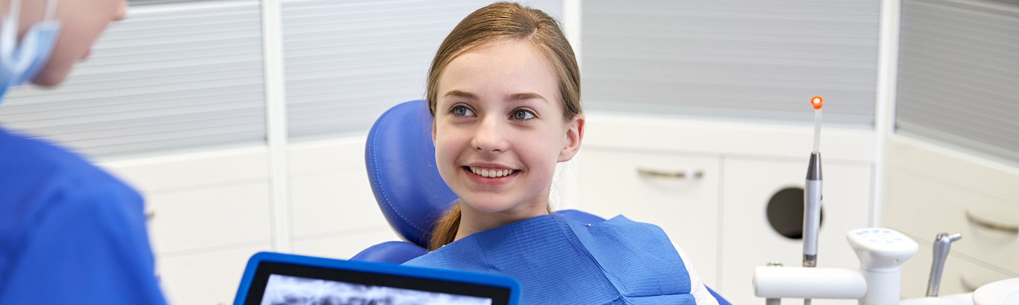 New patient information banner for Gardena Dental Care